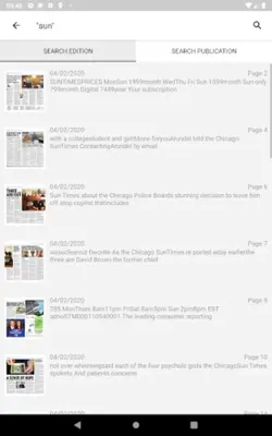Chicago Sun-Times E-Paper android App screenshot 0